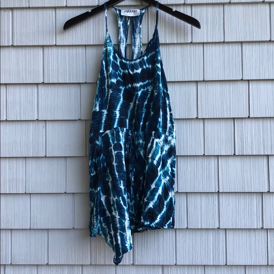 Darah Dahl Tie Die High-Low Dress